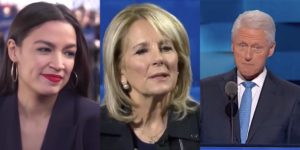 aoc Jill Biden Bill Clinton