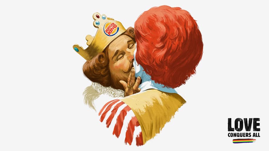 Burger king x ronald mcdonald