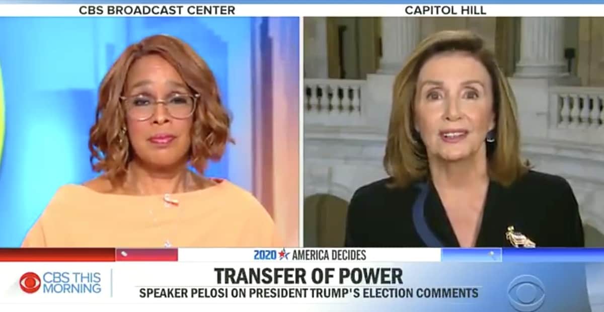 Gayle King Knocks Nancy Pelosi For Referring To Trump’s Abettors As