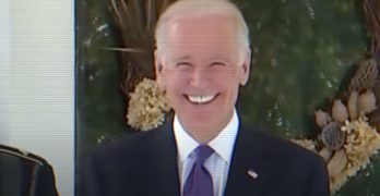 joe biden smile