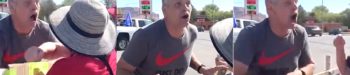 Trump Supporter Says ‘Black Lives Don’t Matter,’ Makes Homophobic Taunts, Coughs on Protesters at Utah Gas Station: WATCH