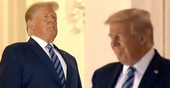 Gasping Trump
