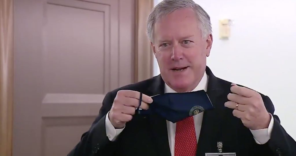 Mark Meadows mask