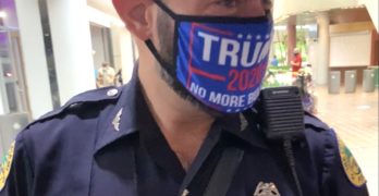 miami police officer trump