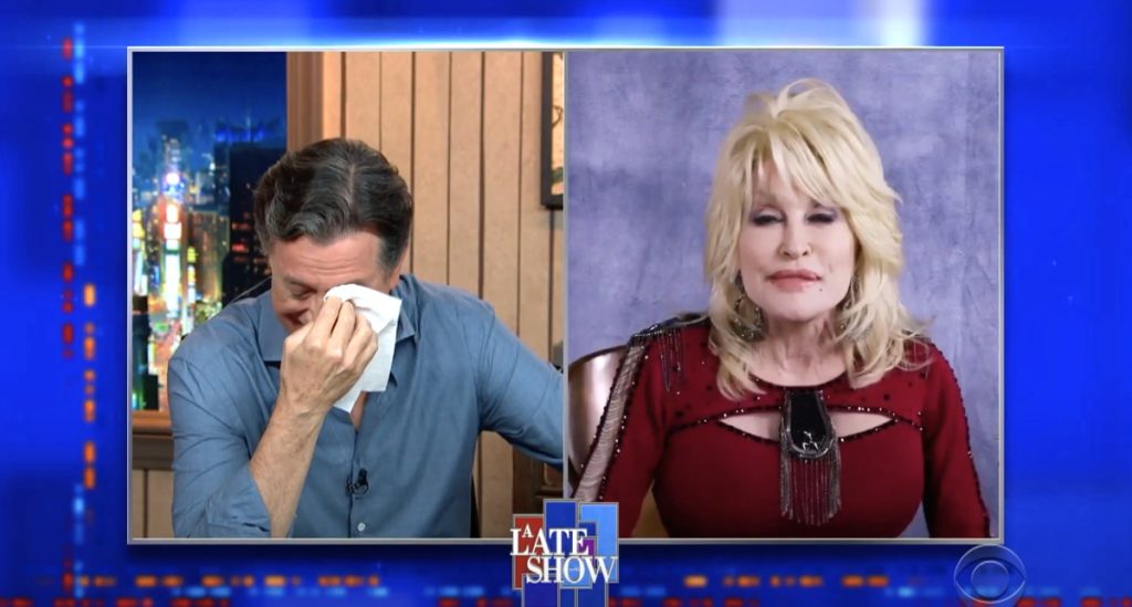 stephen colbert dolly parton