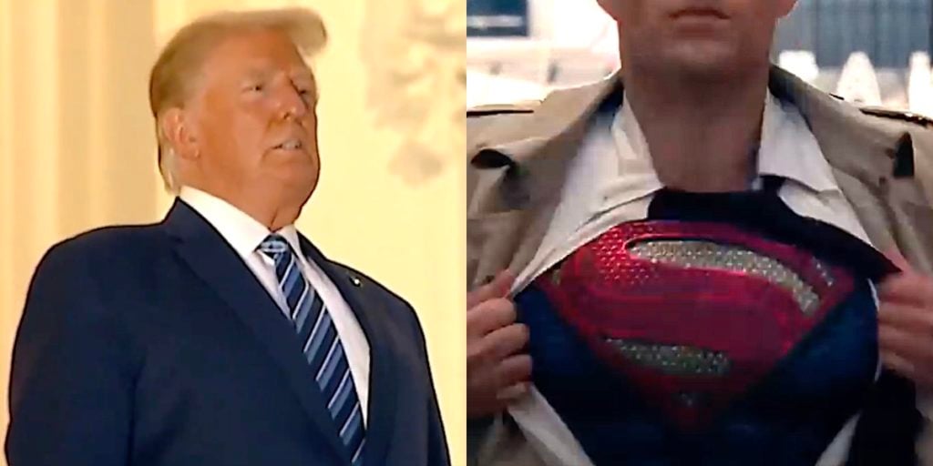 trump superman