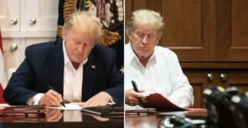 staged trump photos
