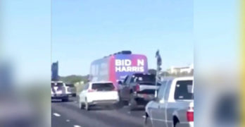 trump biden campaign bus