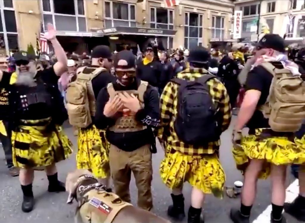 Proud Boys kilts