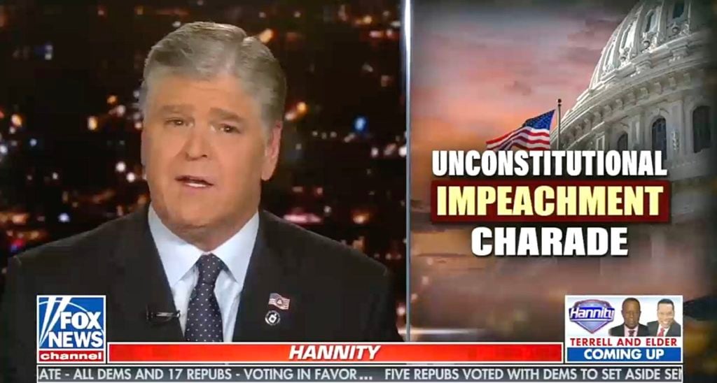 Sean Hannity impeachment