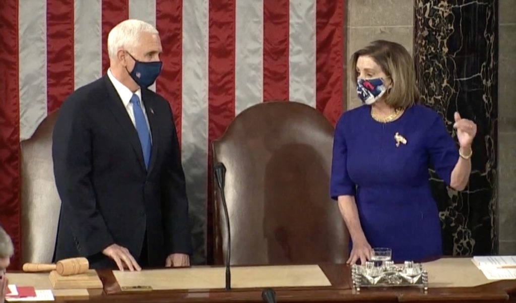 Mike Pence Nancy Pelosi