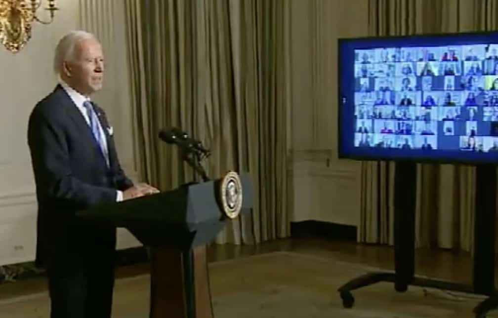 Joe Biden swearing in