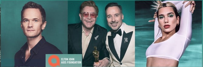 elton john oscars party