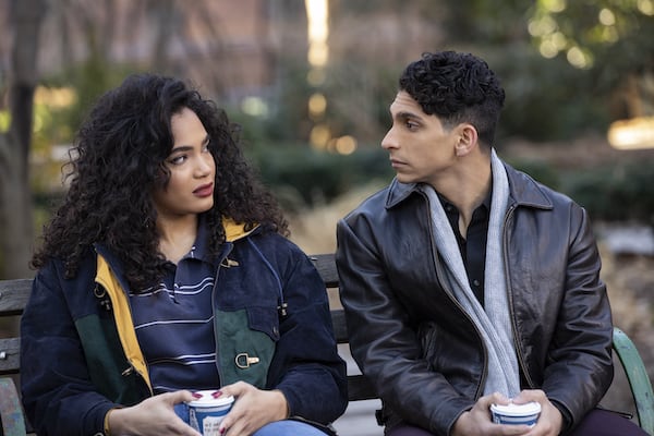 Annelise Cepero as Jimena, Angel Bismark Curiel as Lil Papi on POSE -- "Something Borrowed, Something Blue" -- Season 3, Episode 5.