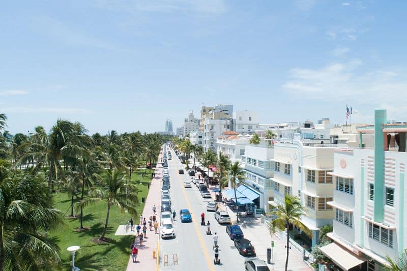 Appreciate Miami's signature Art Deco architecture as you zoom around the city streets on a segway tour. Photo courtesy of the GMCVB.