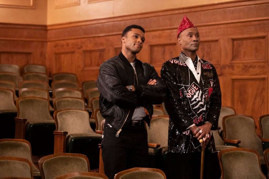 Dyllón Burnside as Ricky and Billy Porter as Pray Tell. Eric Liebowitz/FX