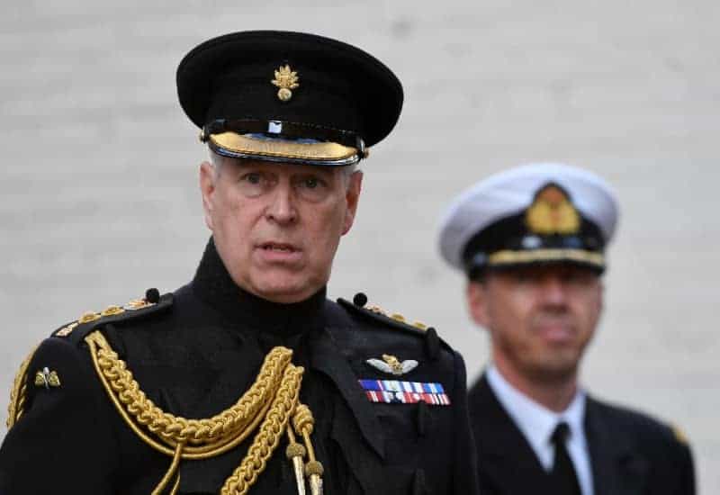 prince andrew served