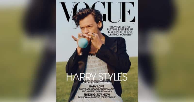 Billy Porter Vogue Slam Is About Who Did It First. Harry Styles In A ...