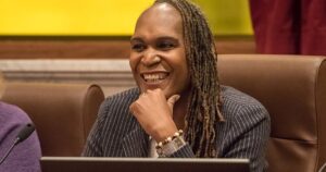 Andrea Jenkins Wins Unanimous Support To Become Minneapolis City Council President; At A Divided, Tense Moment, She's First Trans Woman to do so. 9 Andrea Jenkins