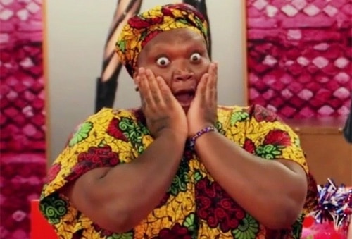 Kornbread after paying Daya Betty to eat a dragon fly on RuPaul's Drag Race.