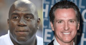 Magic Johnson & Governor Gavin Newsom Slammed For Failing To Wear Masks At L.A. Rams Game Despite California Mandate 18 490478 origin 1