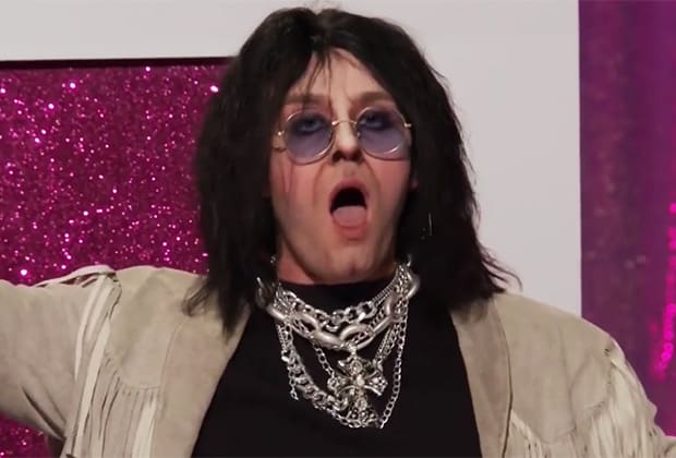 Daya Betty portrays Ozzy Osbourne (sort of) on RuPaul's Drag Race