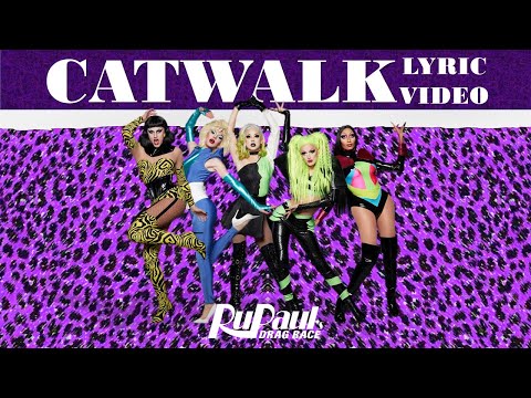 The queens sport their custom outfits for the "Catwalk" video on RuPaul's Drag Race.