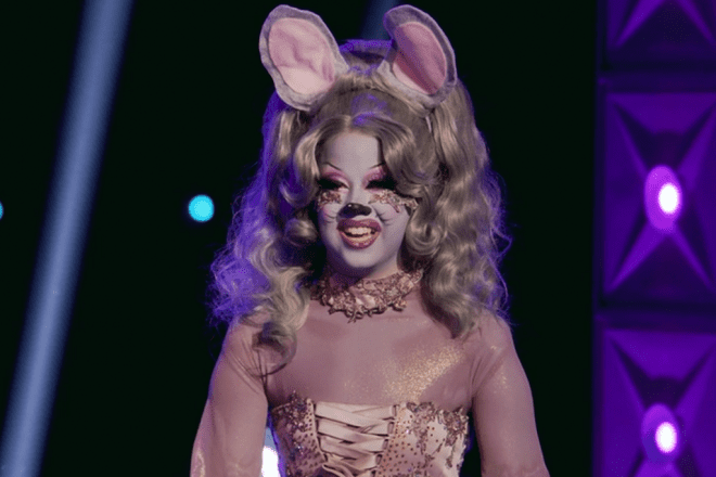 Willow is a mighty mouse (or rat) on RuPaul's Drag Race.