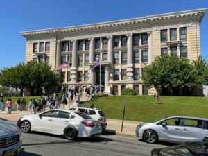 After gay Pride flag flap, N.J. school fills windows with rainbow banners 72 563559 origin 1