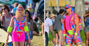 Margot Robbie & Ryan Gosling Skate Through A Day Of Filming 'Barbie' In Venice Beach: Photos 26 592775 origin 1