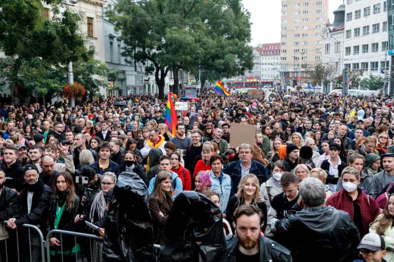 Thousands of Slovakians commemorate victims of gay bar shooting 26 648177 648177 origin 1 1