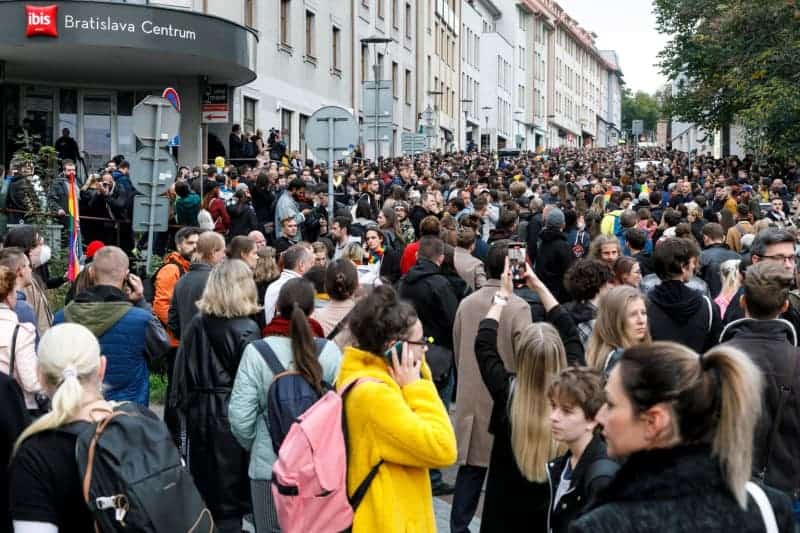 Thousands of Slovakians commemorate victims of gay bar shooting 27 648177 648177 origin 1 2