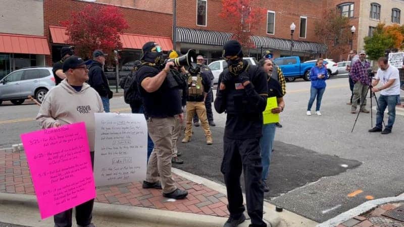 Proud Boys whip up vitriol against a drag brunch in a small North Carolina town 77 650865 origin 1