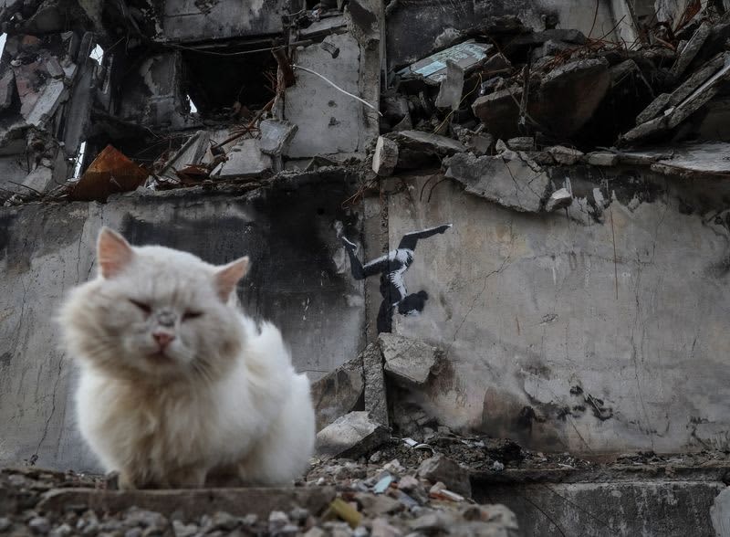 Banksy Showcases New Mural In War-Scarred Ukrainian Town 6 654039 654039 origin 1 5