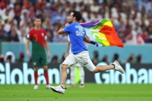 World Cup pitch invader with rainbow flag says he is free 34 657282 origin 1