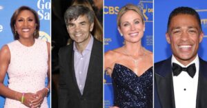 'GMA' Anchors Robin Roberts & George Stephanopoulos 'Furious' Over Amy Robach & T.J. Holmes' 'Messy' Extramarital Affair: Source 22 657836 origin 1