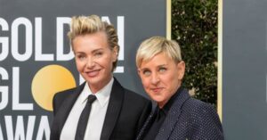 Beaming Ellen DeGeneres & Portia De Rossi Cozy Together While Sharing Laughs On 18th Anniversary 28 658001 origin 1