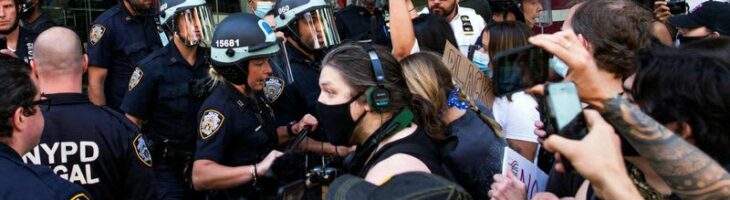 New York police abused demonstrators at George Floyd protest, report finds