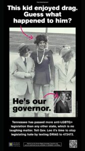 Photo of Gov. Bill Lee in drag featured in full-page ad in Tennessee newspaper 24 671350 origin 1