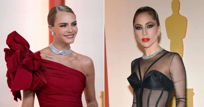 Oscars 2023: What You Didn'T See On Tv — Lady Gaga To The Rescue, Cara Delevingne Hangs With Florence Pugh &Amp; More 1 672253 origin 1