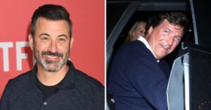 Jimmy Kimmel Inquires About the 'File of Dirt' Fox News Allegedly Has on Ex-Host Tucker Carlson in Hilarious Monologue 14 676722 origin 1