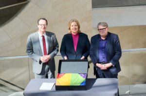 Rainbow flag from German parliament building to go to museum 28 678003 origin 1
