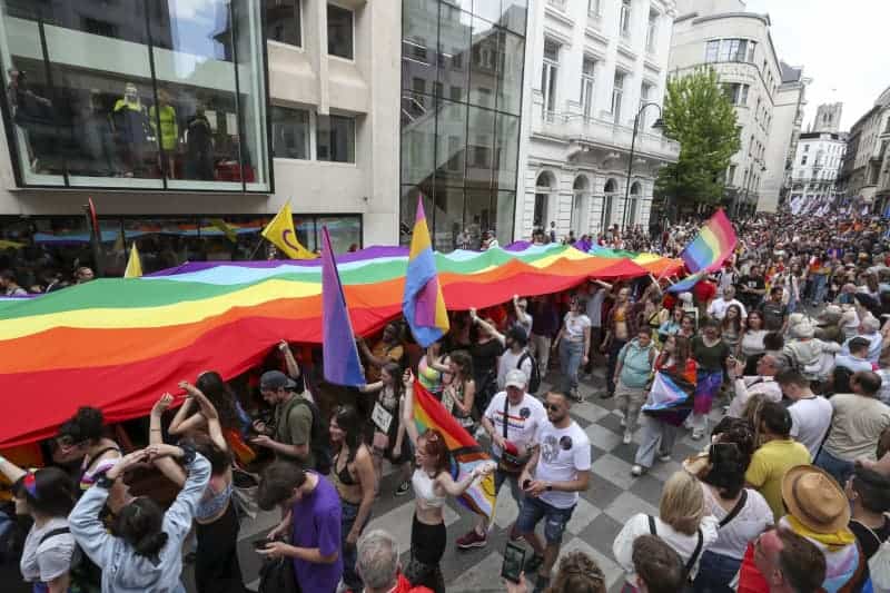 Thousands celebrate Brussels Pride with slogan 'Protect the Protest' 23 679022 679022 origin 1 2