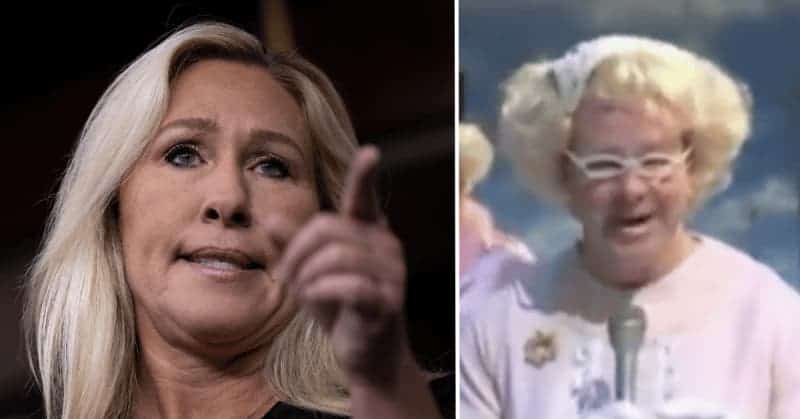 Rep. Marjorie Taylor Greene Downplays Unearthed Video Of Boyfriend In Drag: 'So Stupid' 1 679167 origin 1