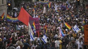 Watch: Thousands of Israelis celebrate Pride in Jerusalem despite counter-march 12 680460 origin 1