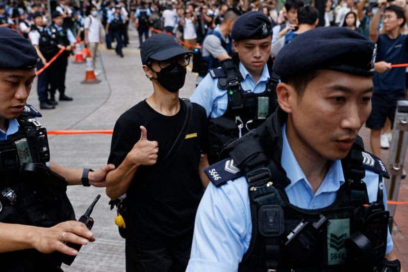 Scores detained in Hong Kong on Tiananmen crackdown anniversary 32 680715 680715 origin 1 3