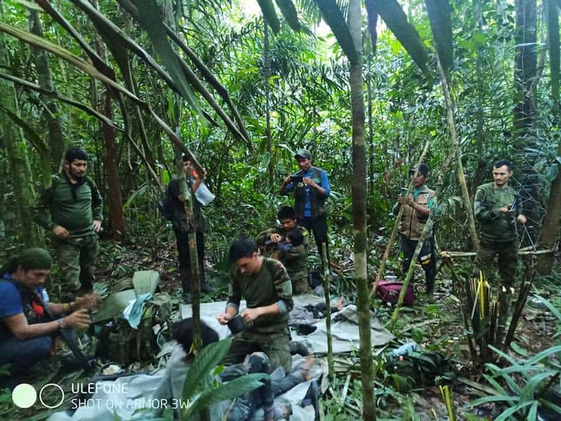 Four Colombian children found alive in jungle weeks after plane crash 14 681354 681354 origin 1 1