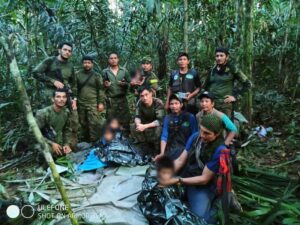 Four Colombian children found alive in jungle weeks after plane crash 16 681354 origin 1