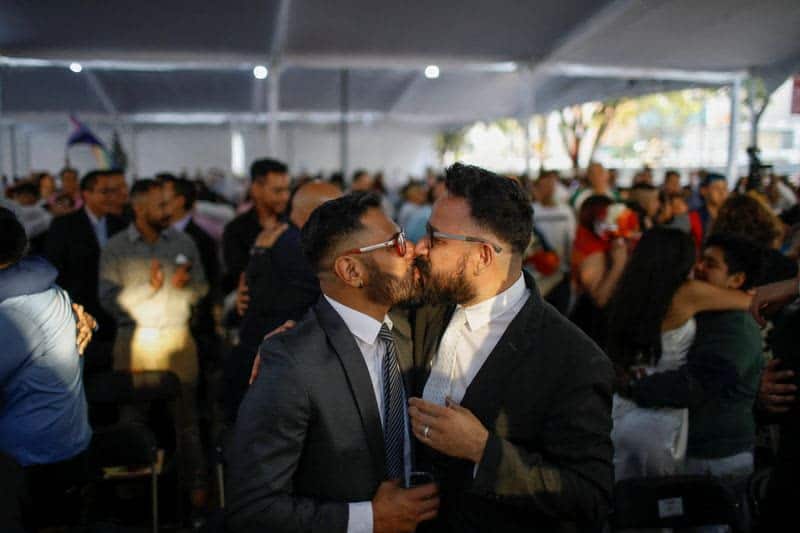Mexico City holds mass celebration for same-sex weddings, gender ID changes 41 683438 origin 1
