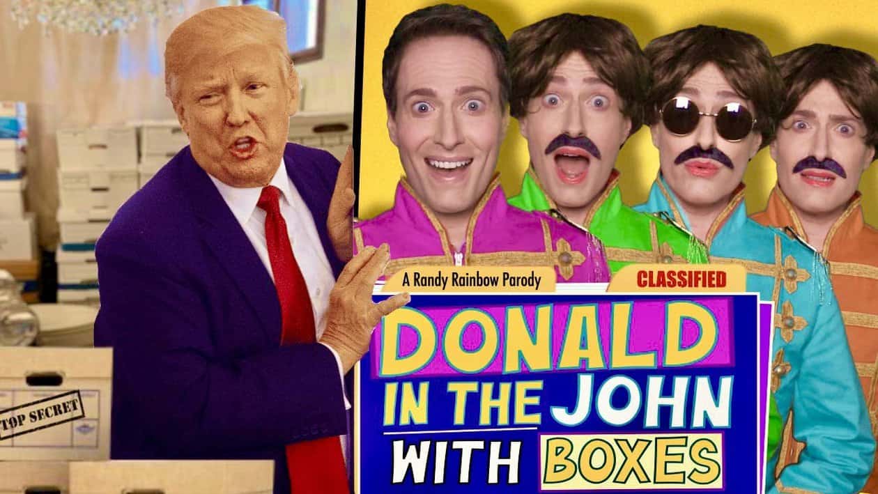 Donald in the John With Boxes - A Randy Rainbow Song Parody